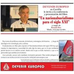 Devenir Europeo presenta el libro de Ramon Bau “Un Nacional Socialismo para el XXI”