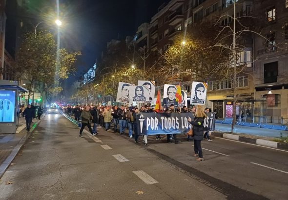 Reportaje de la marcha Por todos los Caídos